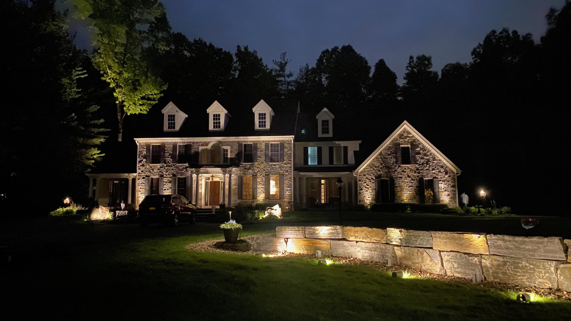 Landscape lighting banner photo